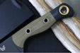 Benchmade 4025-02 8" Chef's Kitchen Knife - Black DLC Finish / CPM-154 Steel / OD Green G-10 Handle - Made in Portland, Oregon USA - Northwest Knives