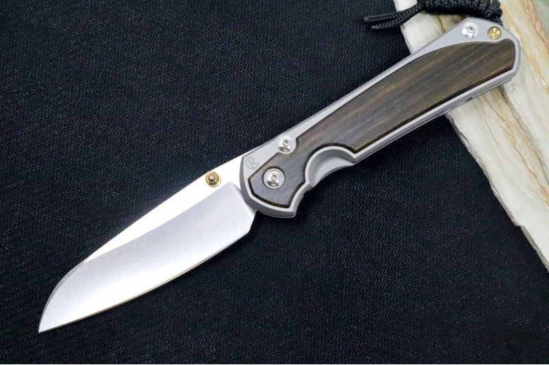 Chris Reeve Large Sebenza 31 - Insingo Blade / Macassar Ebony Inlay / CPM-Magnacut Steel (A6) L31-1128