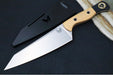 Benchmade 4070-02 Wildcoast Utility Kitchen Knife - Stonewashed Finish / CPM-154 Steel / Maple Richlite Handle - Made in Portland, Oregon USA - Northwest Knives