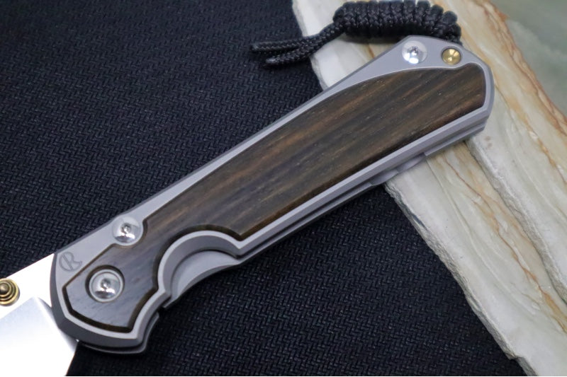 Chris Reeve Large Sebenza 31 - Insingo Blade / Macassar Ebony Inlay / CPM-Magnacut Steel (A6) L31-1128