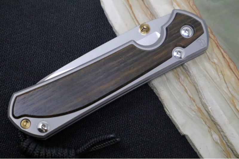 Chris Reeve Large Sebenza 31 - Insingo Blade / Macassar Ebony Inlay / CPM-Magnacut Steel (A6) L31-1128