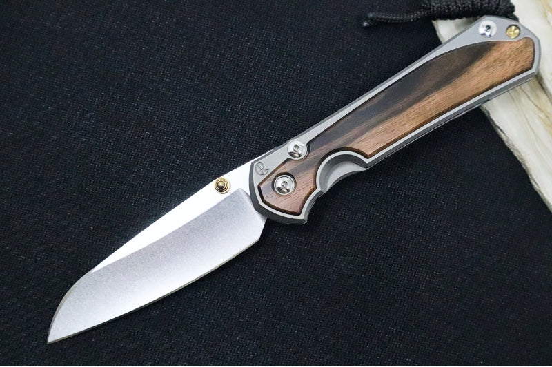 Chris Reeve Large Sebenza 31 - Insingo Blade / Macassar Ebony Inlay / CPM-Magnacut Steel (A7) L31-1128 - Northwest Knives