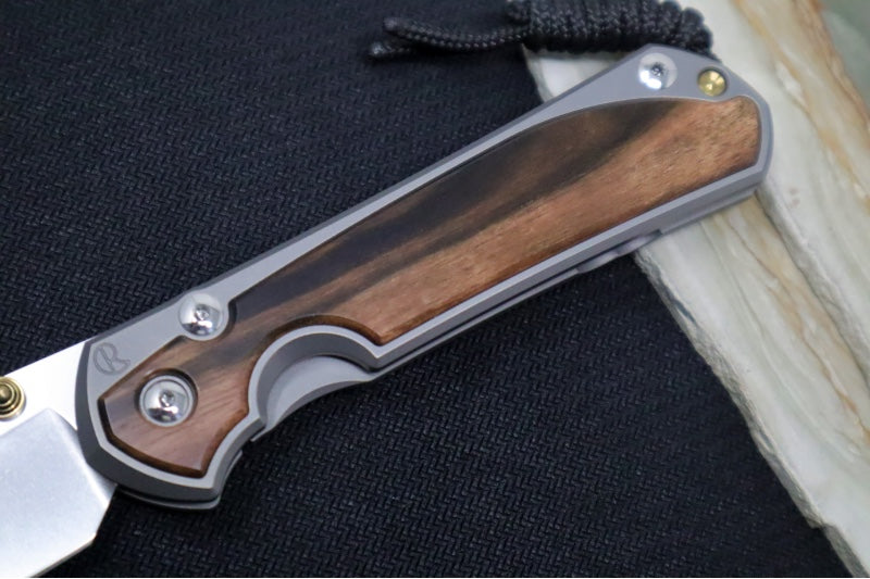 Chris Reeve Large Sebenza 31 - Insingo Blade / Macassar Ebony Inlay / CPM-Magnacut Steel (A7) L31-1128