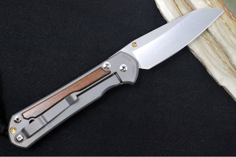 Chris Reeve Large Sebenza 31 - Insingo Blade / Macassar Ebony Inlay / CPM-Magnacut Steel (A7) L31-1128 - Northwest Knives