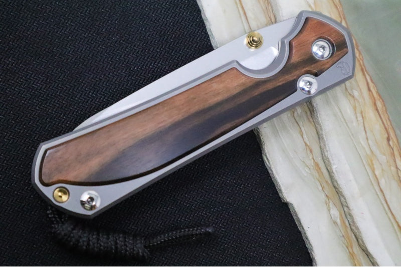 Chris Reeve Large Sebenza 31 - Insingo Blade / Macassar Ebony Inlay / CPM-Magnacut Steel (A7) L31-1128 - Northwest Knives
