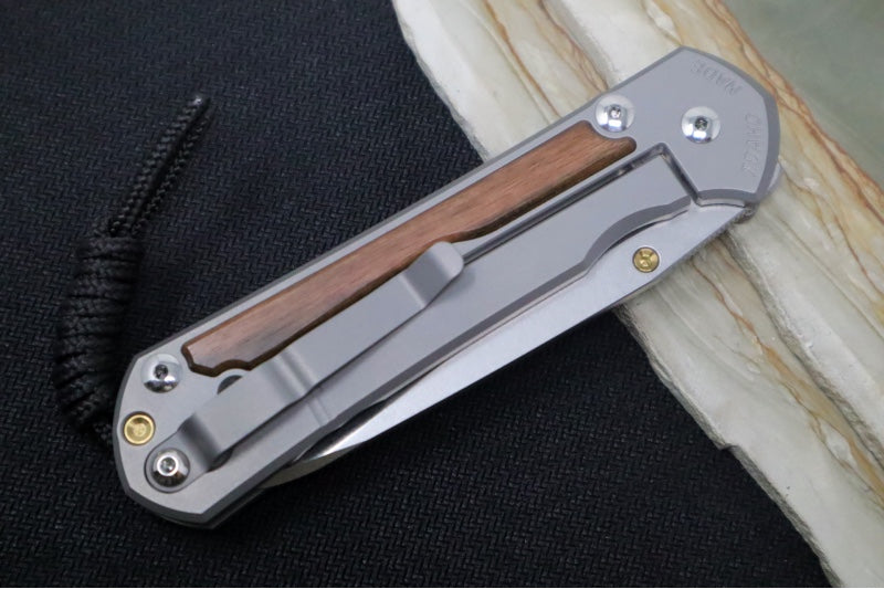 Chris Reeve Large Sebenza 31 - Insingo Blade / Macassar Ebony Inlay / CPM-Magnacut Steel (A7) L31-1128 - Northwest Knives