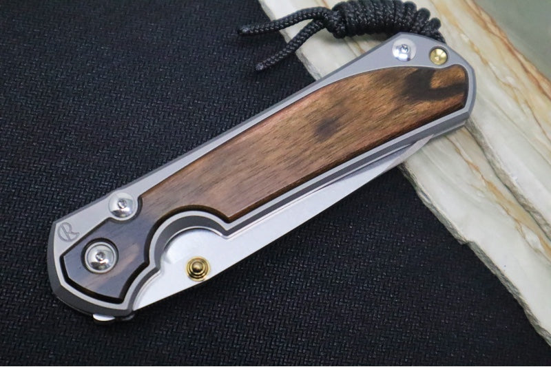 Chris Reeve Large Sebenza 31 - Insingo Blade / Macassar Ebony Inlay / CPM-Magnacut Steel (A8) L31-1128