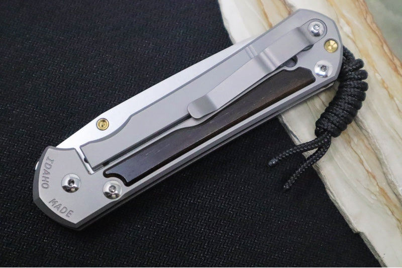 Chris Reeve Large Sebenza 31 - Insingo Blade / Macassar Ebony Inlay / CPM-Magnacut Steel (A8) L31-1128 - Northwest Knives