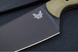 Benchmade 4070-02 Wildcoast Utility Kitchen Knife - Black DLC Finish / CPM-154 Steel / OD Green G-10 Handle & Black G-10 Bolsters - Made in Portland, Oregon USA - Northwest Knives