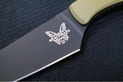 Benchmade 4045BK-01 True Paring Kitchen Knife - Black DLC Finish / CPM-154 Steel / OD Green G-10 Handle & Black G-10 Bolsters - Made in Portland, Oregon USA - Northwest Knives