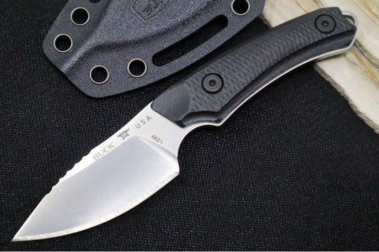 Buck 662 Alpha Scout Elite Hunting Knife - CPM-Magnacut Blade / Black Textured G-10 Handle / Kydex Sheath 0662BKS-B
