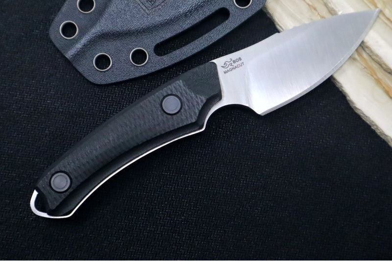 Buck 662 Alpha Scout Elite Hunting Knife - CPM-Magnacut Blade / Black Textured G-10 Handle / Kydex Sheath 0662BKS-B