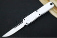 Microtech Ultratech Signature Series Stormtrooper Gen IV OTF - White Finish / Single Edge Blade / White Coated Aluminum Handle 11214-1STD - Northwest Knives