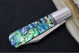 Jack Wolf Knives Gateway Jack Barlow Slipjoint - Abalone Handle / Clip Point Blade / Sandvik 14C28N Steel / Satin Finish - Northwest Knives