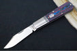 Jack Wolf Knives Gateway Jack Barlow Slipjoint - CamoCarbon Miami Handle / Clip Point Blade / Sandvik 14C28N Steel / Satin Finish - Northwest Knives