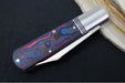 Jack Wolf Knives Gateway Jack Barlow Slipjoint - CamoCarbon Miami Handle / Clip Point Blade / Sandvik 14C28N Steel / Satin Finish - Northwest Knives