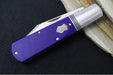 Jack Wolf Knives Gateway Jack Barlow Slipjoint - Purple Sawcut G-10 Handle / Clip Point Blade / Sandvik 14C28N Steel / Satin Finish - Northwest Knives