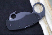Spyderco Karahawk Karambit w/ Emerson Wave - Black G10 / Black Blade - C170GBBKP - Northwest Knives