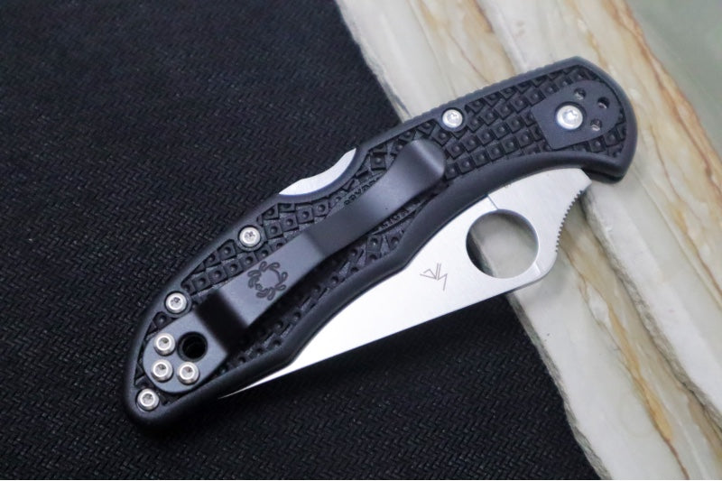 Spyderco Delica - Black Handle / Satin Blade - C11FPBK