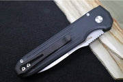 Pro Tech PDW Invictus Auto - Black Handle / Stonewash Plain Blade 1804 - Northwest Knives