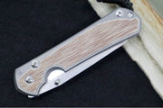 Chris Reeve Large Sebenza 31 Glass Blasted - Insingo Blade / CPM-Magnacut Steel / Natural Micarta Inlay L31-1226 - Northwest Knives
