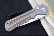 Chris Reeve Knives Large Inkosi LEFT HANDED - Drop Point / CPM-Magnacut / Natural Micarta LIN-1015 - Northwest Knives