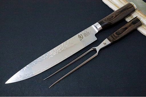 Shun Premier - 2pc Carving Set - 69 Layered Damscus - Made in Seki City, Japan - Northwest Knives