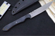 Tops Rapid Strike Fixed Blade - 154CM Steel / Black G-10 Handle / Black Kydex Sheath RDSK-01 - Northwest Knives