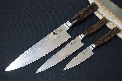 Shun Premier - 3pc Starter Set - 69 Layered Damscus - Made in Seki City, Japan - Northwest Knives