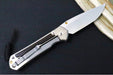 Chris Reeve Large Sebenza 31 Polished - Drop Point Blade / Macassar Ebony Inlay / CPM-Magnacut Steel (A1) L31-1636 - Northwest Knives