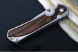 Chris Reeve Large Sebenza 31 Polished - Drop Point Blade / Macassar Ebony Inlay / CPM-Magnacut Steel (A2) L31-1636 - Northwest Knives