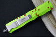 Microtech Dirac OTF - Stonewash Finish / Double Edge / "Zombie Apocalypse" Anodized Aluminum Handle 225-10Z - Northwest Knives