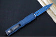 Microtech Dirac Delta OTF - Dagger Blade / Weathered Blue Finish / Weathered Blue Handle 227-1WBL - Northwest Knives