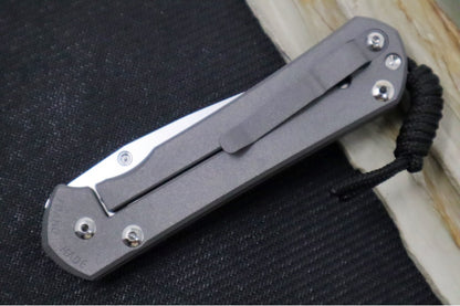 Chris Reeve Knives Large Sebenza 31 Unique Graphic - CPM-Magnacut Steel / Drop Point Blade / Amethyst Cabochon L31-1408-1036 (A3)