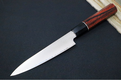 Garage Sale KIWAMI - 6" Petty Knife - Aus 8 Damascus - Pakkawood Octagon Handle - Made in Seki City, Japan - Northwest Knives