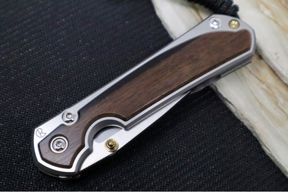 Chris Reeve Knives Small Sebenza 31 - CPM-Magnacut Steel / Polished Drop Point / Macassar Ebony Inlay (A2)