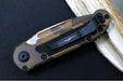 Microtech L.U.D.T Gen III Signature Series - Badlands Camo Finish / Clip Point Blade / Badlands Camo Aluminum Handle & Textured Inlay / Black Hardware 1135-1BCNS-Z4 - Northwest Knives