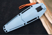 Benchmade 18050 Intersect Fixed Blade - CPM-Magnacut Steel / Drop Point Steel / Depth Blue Santoprene Handle / Sonar Gray Injection Molded Sheath - Northwest Knives