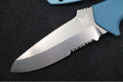Benchmade 18040S Undercurrent Fixed Blade - CPM-Magnacut Steel / Sheepsfoot Blade with Partial Serrates / Depth Blue Santoprene Handle / Sonar Gray Injection Molded Sheath - Northwest Knives