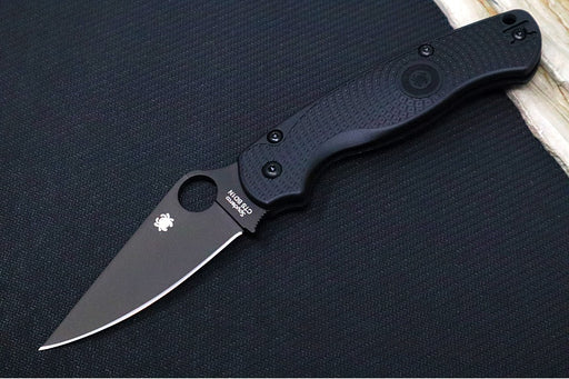Spyderco Paramilitary 2 Lightweight - Black FRN Handle / Black Blade / BD1N Steel - C81PBBK2 - Northwest Knives