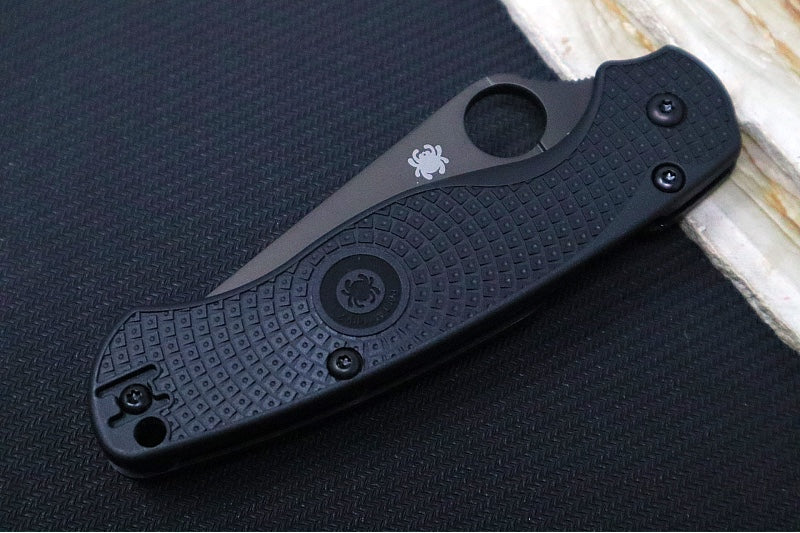 Spyderco Paramilitary 2 Lightweight - Black FRN Handle / Black Blade / BD1N Steel - C81PBBK2 - Northwest Knives