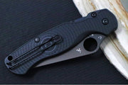 Spyderco Paramilitary 2 Lightweight - Black FRN Handle / Black Blade / BD1N Steel - C81PBBK2 - Northwest Knives