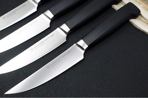 Wusthof Partner - 4pc Steak Knife Set - Fully forged German stainless steel (X50 CrMoV 15) - Made in Solingen, Germany - Northwest Knives