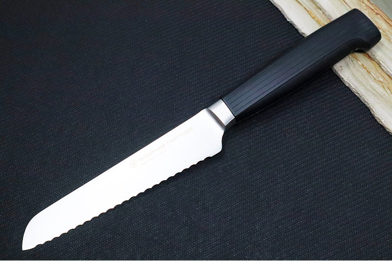 Wusthof Partner - 5" Serrated Utility Knife - Fully forged German stainless steel (X5.0 CrMoV 15) - Made in Solingen, Germany - Northwest Knives