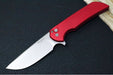 Pro Tech Mordax - Drop Point / Stonewashed CPM-20CV blade / Red Aluminum Handle MX101-RED - Northwest Knives