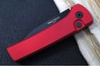 Pro Tech Chaves Scapegoat Compact Auto - Red Anodized Aluminum Handle / Black DLC Finished Clip Point Blade / CPM-MagnaMax Steel RCS1103-RED - Northwest Knives