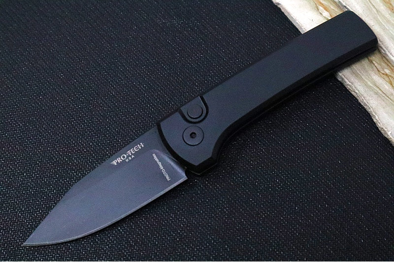 Pro Tech Chaves Scapegoat Compact Auto SWAT - Black Anodized Aluminum Handle / Clip Point Blade / CPM-MagnaMax Steel RCS1103-SWAT - Northwest Knives