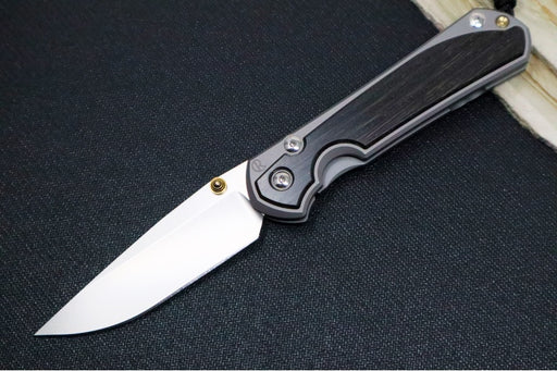Chris Reeve Large Sebenza 31 - Drop Point Blade / Bog Oak Inlay / CPM-Magnacut Steel (A3) L31-1100 - Northwest Knives