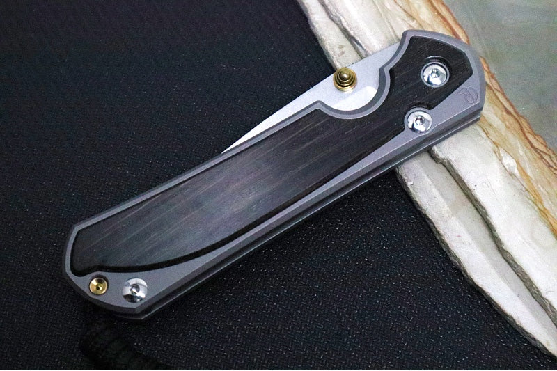 Chris Reeve Large Sebenza 31 - Drop Point Blade / Bog Oak Inlay / CPM-Magnacut Steel (A3) L31-1100 - Northwest Knives
