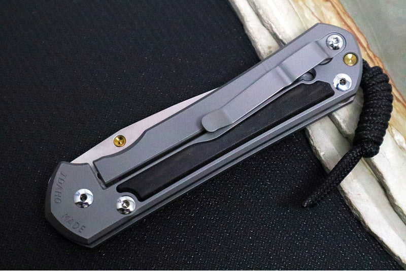 Chris Reeve Large Sebenza 31 - Drop Point Blade / Bog Oak Inlay / CPM-Magnacut (A4) L31-1100 - Northwest Knives